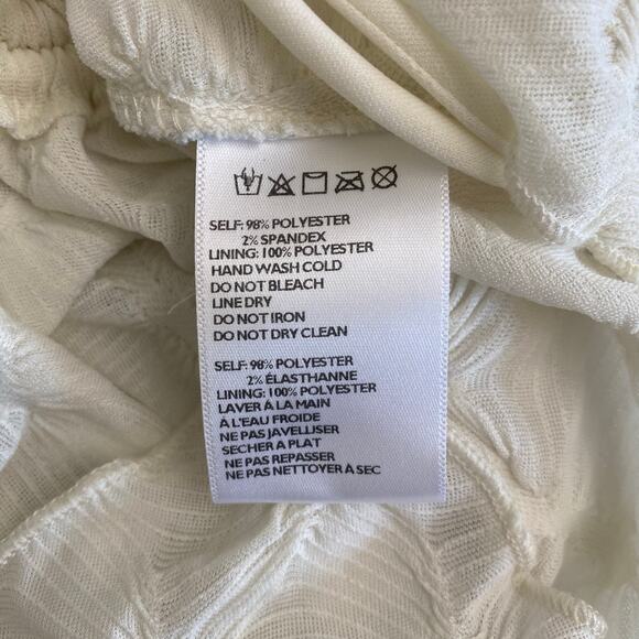 Silence and Noise NWOT Remy Textured‎ Tube Top Womens Size L White - Picture 5 of 7